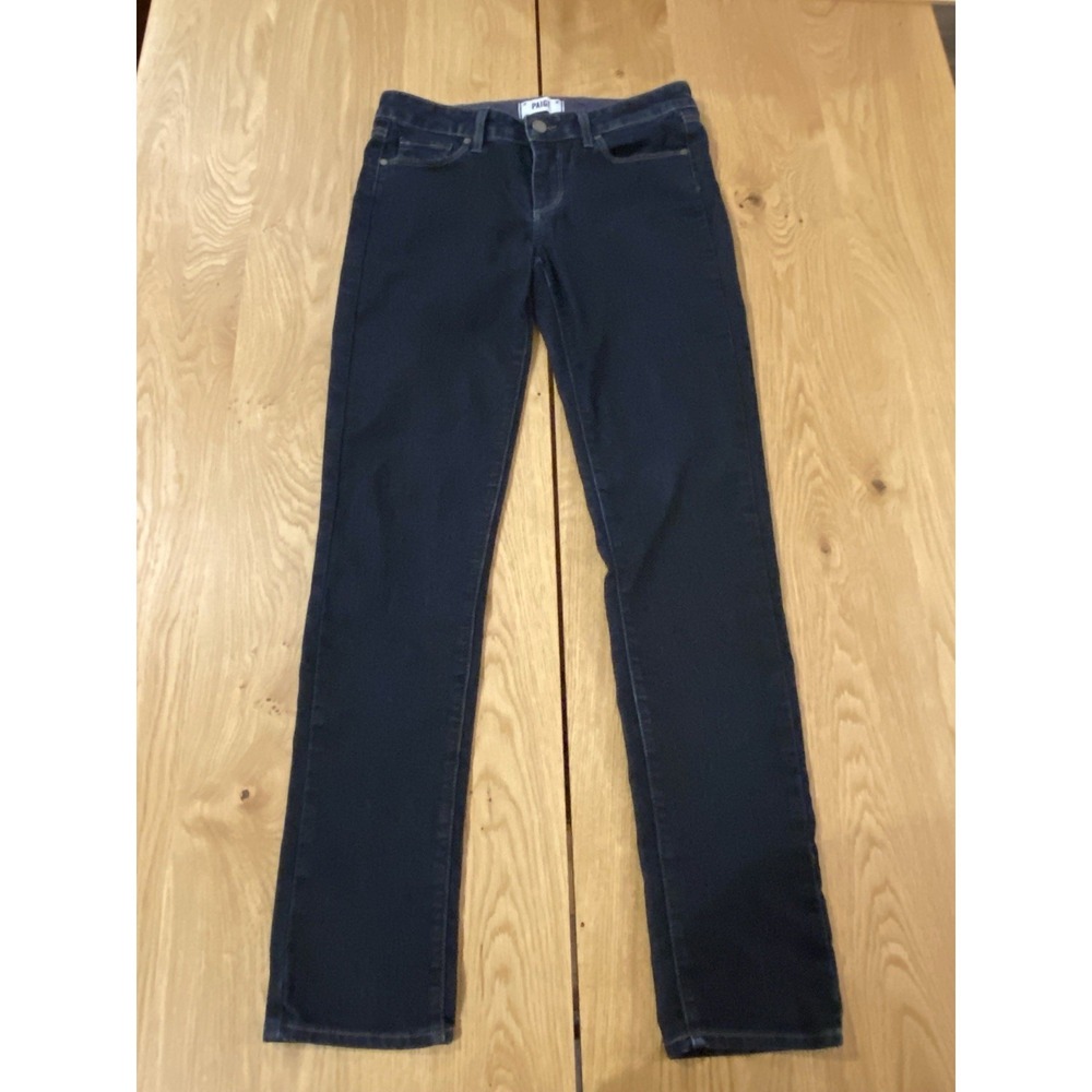 Paige Skyline Skinny Jeans Women's‎ 28 Twilight Dark Wash Straight*